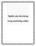 Nghiên cứu thị trường trong marketing online