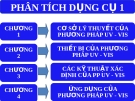 Chương 1: Cơ sở lý thuyết phương pháp UV - VIS