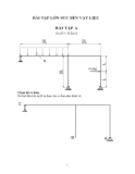 BÀI TẬP LỚN VÀ SỨC BỀN VẬT LIỆU