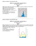Bài kiểm tra 15 phút  địa hình trái đất địa lý lớp 8 Hóc Môn