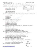 Đề ôn tập thi học kì 2 môn vật lý lớp 6 trường THCS Lê Thánh Tông