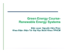 Green Energy CourseRenewable Energy Systems