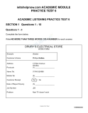 ACADEMIC PRATICE TEST 6 FOR IELTS