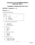 ACADEMIC PRATICE TEST 2 FOR IELTS