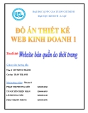 Đồ án: website bán quần áo thời trang