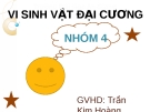 Bài giảng: VI SINH VẬT ĐẠI CƯƠNG