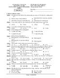 Đề thi học kì 1 môn công nghệ lớp 12 Trường THPT Nguyễn Bỉnh Khiêm 2010-2011