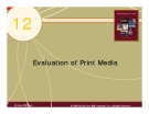 Chapter 12: Evaluation of Print Media