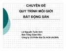 Chuyên đề về quy trình môi giới bất động sản