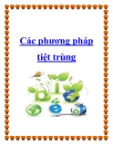 Các phương pháp tiệt trùng 