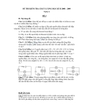 Đề thi kiểm tra chất lượng học kì 2 môn vật lý lớp 6 đề 2 năm học 2008-2009