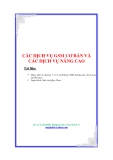 CÁC DỊCH VỤ GSM CƠ BẢN VÀ CÁC DỊCH VỤ NÂNG CAO