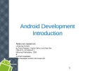 Android Development Introduction