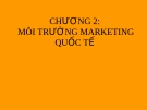 Bài giảng môn marketing toàn cầu của ThS. Trần Hải Ly - Chương 2