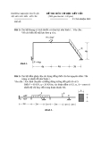 Đề thi môn cơ học kết cấu 1 - Trường đại học Thủy Lợi - Đề số 39