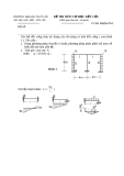 Đề thi lại môn cơ học kết cấu 2 - Trường đại học Thủy Lợi - Đề số 4