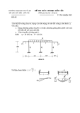 Đề thi lại môn cơ học kết cấu 2 - Trường đại học Thủy Lợi - Đề số 2