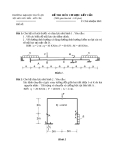 Đề thi môn cơ học kết cấu 1 - Trường đại học Thủy Lợi - Đề số 41