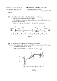 Đề thi môn cơ học kết cấu 1 - Trường đại học Thủy Lợi - Đề số 37