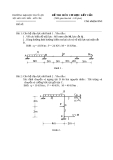 Đề thi môn cơ học kết cấu 1 - Trường đại học Thủy Lợi - Đề số 11