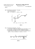 Đề thi môn cơ học kết cấu - Trường đại học Thủy Lợi - Đề số 30