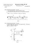 Đề thi môn cơ học kết cấu 1 - Trường đại học Thủy Lợi - Đề số 7