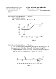 Đề thi môn cơ học kết cấu 1 - Trường đại học Thủy Lợi - Đề số 30