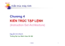 Kiến trúc máy tính: chương 4 Kiến trúc tập lệnh - ĐH Bách Khoa Hà Nội