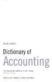 Dictionary of  Accounting Fourth edition
