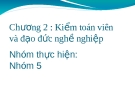 Chương 2: Kiếm toán và đạo đức nghề nghiệp