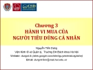 Quản trị marketing (Nguyễn Tiến Dũng) - Chương 3