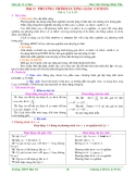 Giáo án Toán 11: Chương 1 - Phương trình lượng giác cơ bản (1)