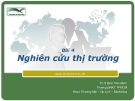 Marketing căn bản -  Đinh Tiên Minh ( bài 4)