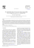 An experimental study of oil recovery from sewage sludge by low-temperature pyrolysis in a fluidised-bed