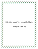  Giáo trình kinh tế học công cộng (Joseph E. Stiglitz) Chương 15: Giáo dục  