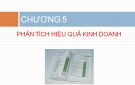 Bài giảng Phân tích báo cáo Tài chính doanh nghiệp - Chương 5