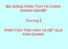 Bài giảng phân tích tài chính doanh nghiệp - Chương 2