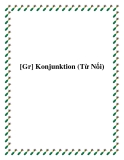 [Gr] Konjunktion (Từ Nối)