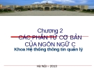 Bài giảng cơ sở lập trình - Trường học viên Ngân Hàng Hà Nội - Chương 2