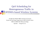 QoS Scheduling for Heterogeneous Traffic in OFDMA-based Wireless Systems