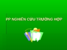 Phương pháp nghiên cứu trường hợp