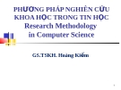 Nghiên cứu khoa học trong tin học