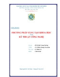 Tiểu luận:ỨNG DỤNG  PHƯƠNG PHÁP SÁNG TẠO KHOA HỌC VÀO  KỸ THUẬT CÔNG NGHỆ
