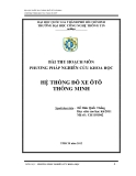 Tiểu luận: HỆ THỐNG ĐỖ XE ÔTÔ THÔNG MINH