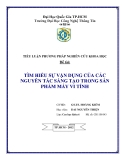 Tiểu luận:TÌM HIỂU SỰ VẬN DỤNG CỦA CÁC NGUYÊN TẮC SÁNG TẠO TRONG SẢN PHẨM MÁY VI TÍNH