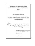 Tiểu luận:Những nguyên lý sáng tạo ứng dụng trong điện thoại di động