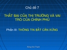 Lý thuyết thông tin bất cân xứng