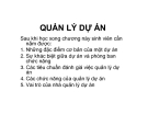 Quản lý dự án