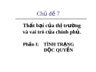 Tình trạng độc quyền