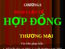 Bài giảng hay về luật kinh doanh - Trường ĐH Công Nghiệp Tp.HCM - Chương 6